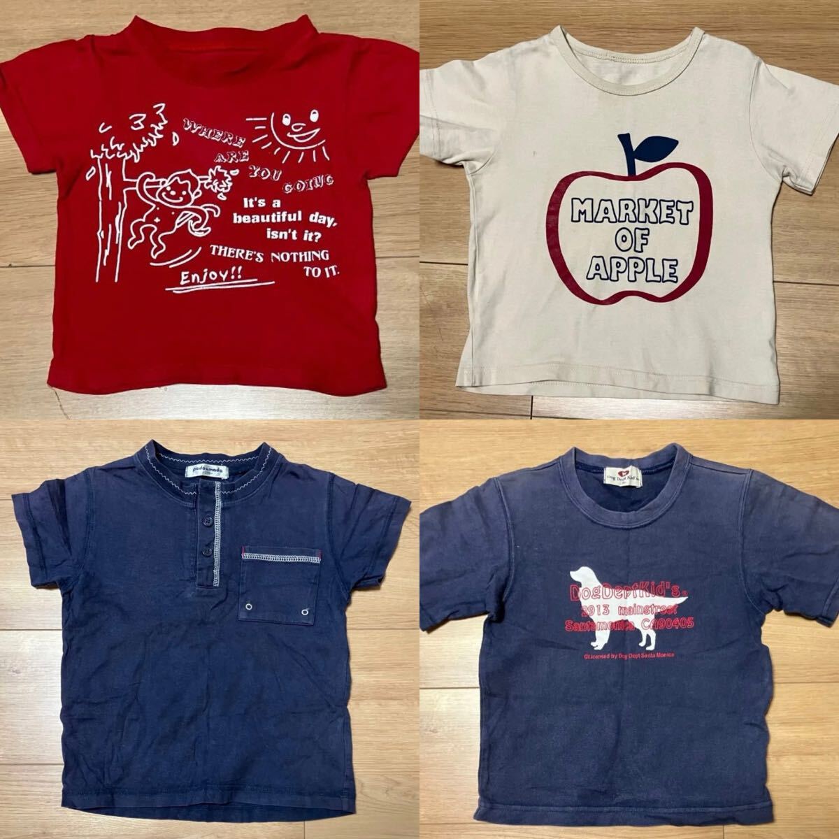 子供用　半袖Tシャツ　4セット　100cm peda&mada他 まとめ買い可能