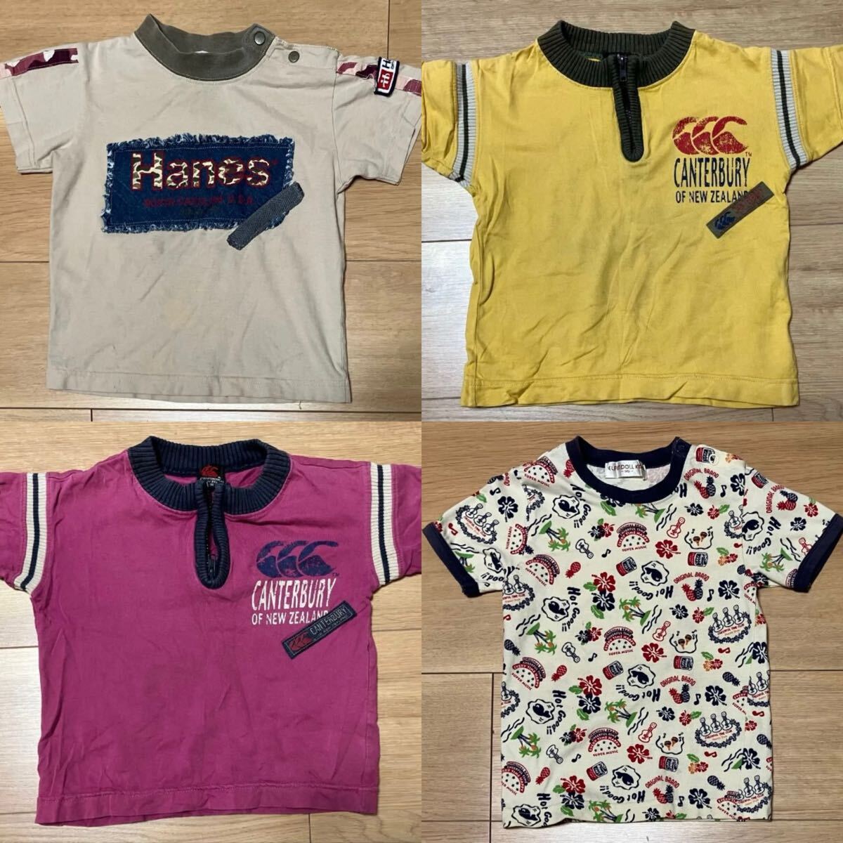 子供用　半袖Tシャツ　4セット　90cm Hanes他 纏め買い/バラ売り可能