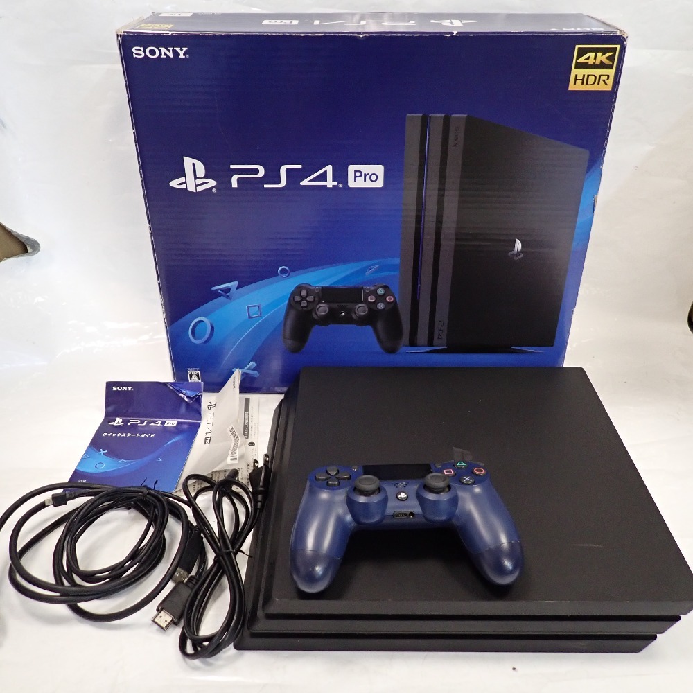 Th688741 ソニー プレイステーション4 PlayStation4 PRO HDD 1TB CUH-7200BB01 ジェット・ブラック sony 中古