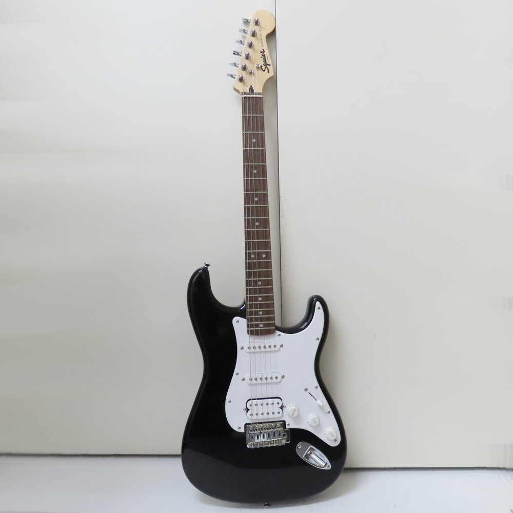 Ts809131 スクワイヤー エレキギター ストラトキャスター SQ BULLET START HSS LRL BLK Squier 超美品