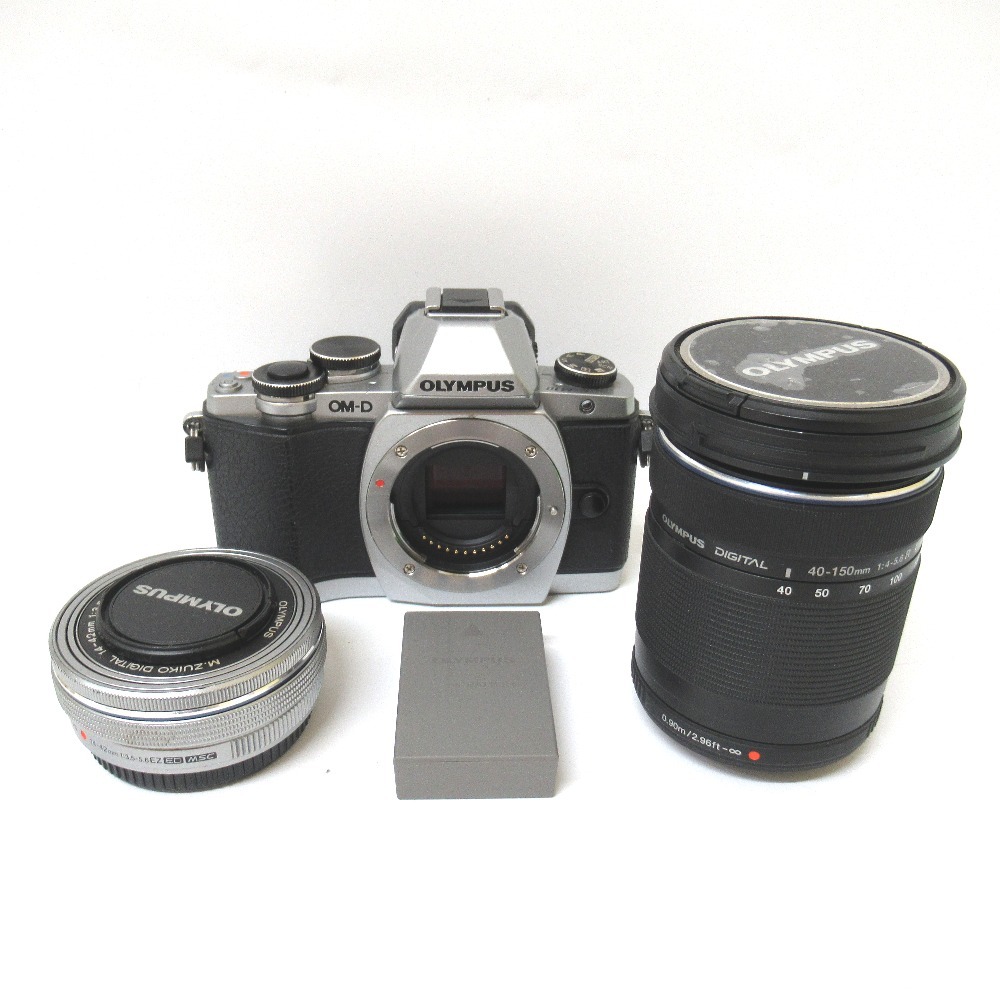 Tj298911 オリンパス　OLYMPUS　ミラーレス　一眼カメラ　E-M10 レンズ2本付　ジャンク品