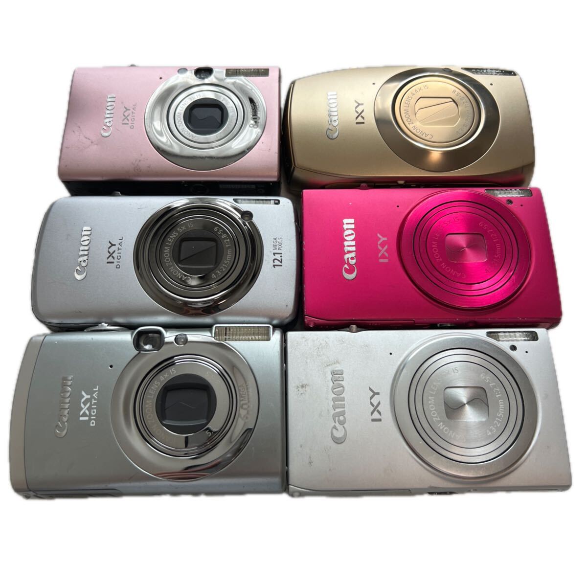 Canon IXY コンパクトデジタルカメラ イクシー　6台まとめ