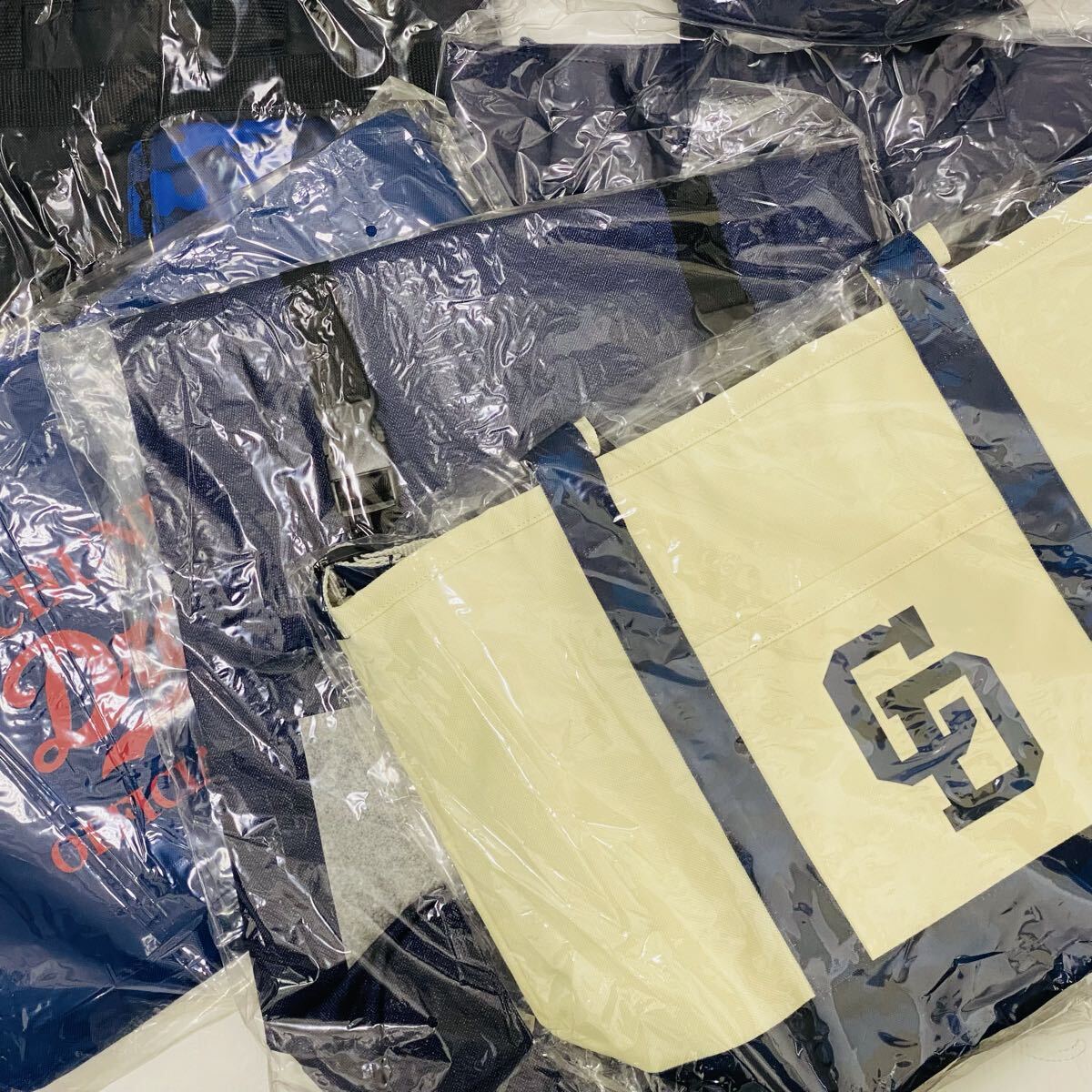 【2882】1円〜！新品未使用！！プロ野球 中日ドラゴンズ エコバッグ リュック モジュラーバッグ トートバッグ ネイビー