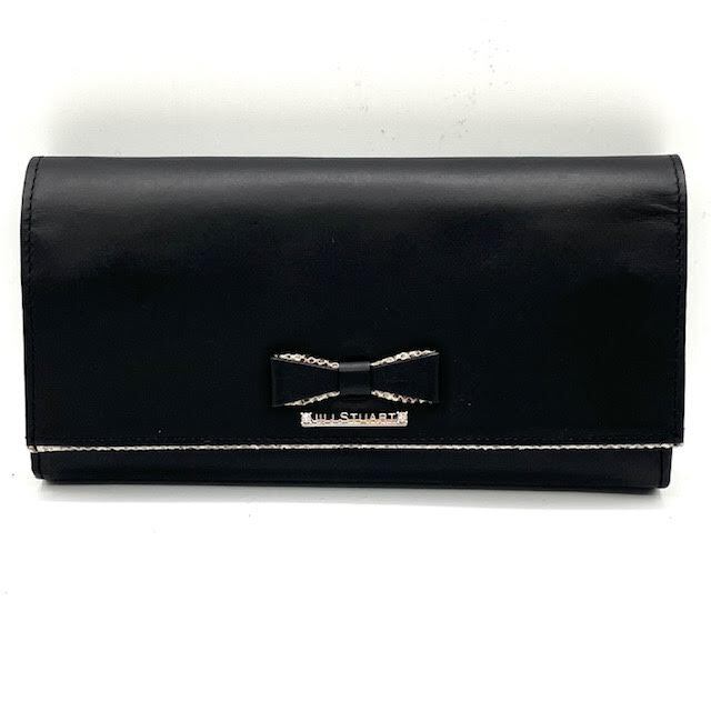 A19　JILL STUART　ジル・スチュアート　レイヤード　ブラック長財布