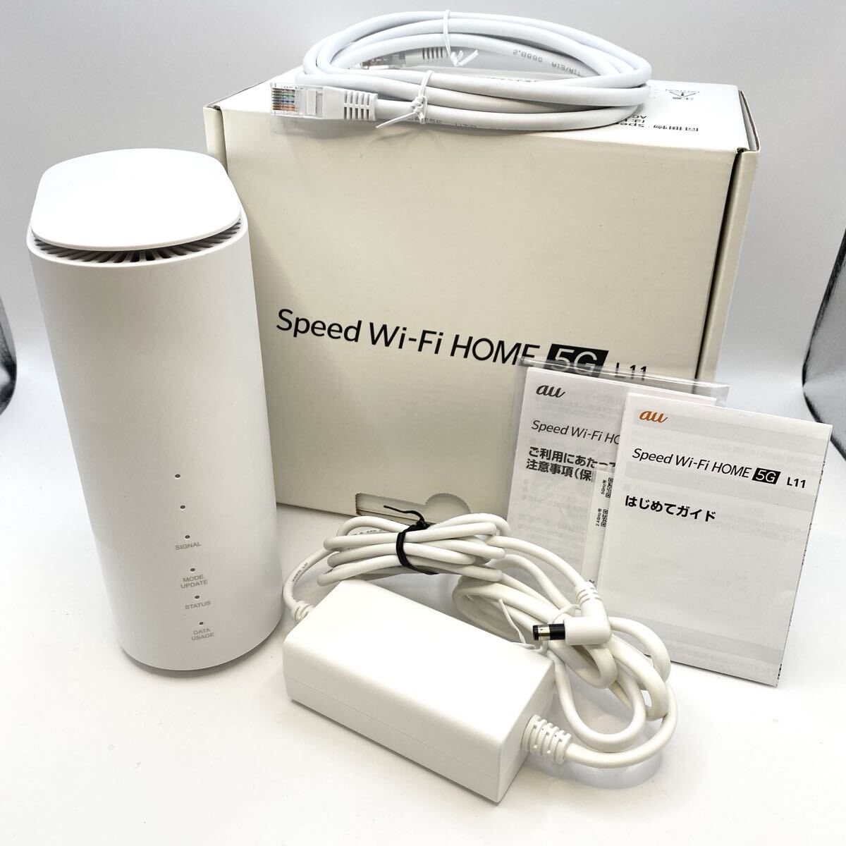 ♪ Speed Wi-Fi HOME 5G L11 ホワイト ZTR01 ホームルーター 通電確認済み PC周辺機器 ネットワーク機器 通信機器 モノトク