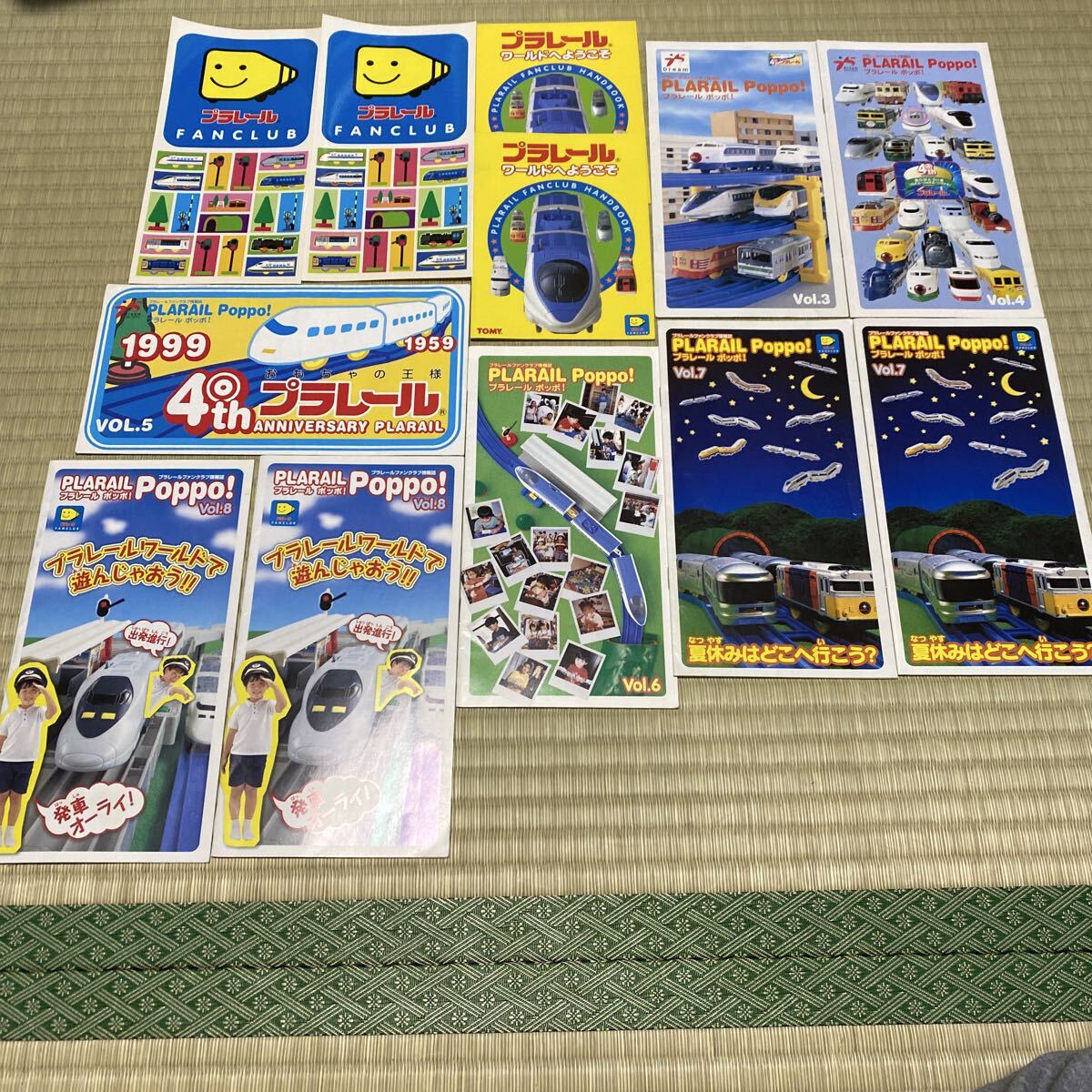 【1円〜】プラレール パンフレット シール セット PLARAIL Poppo! ポッポ！