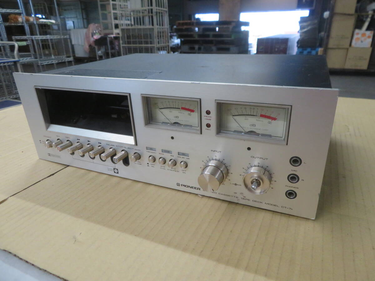 U-289★Pioneer/パイオニア☆カセットデッキ☆CT-7A★中古品