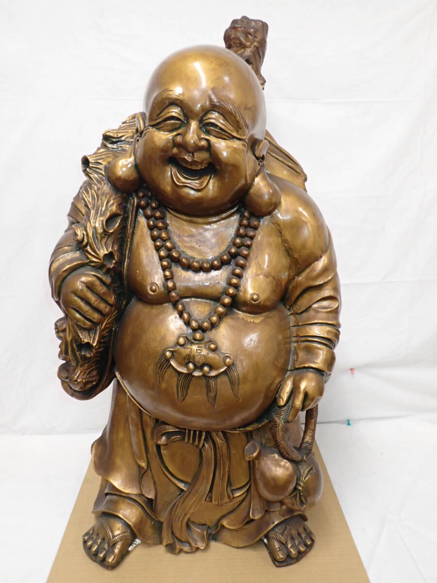 F-825★布袋尊★高さ約90cm★七福神★縁起物★インテリア★置物★和風★中古品