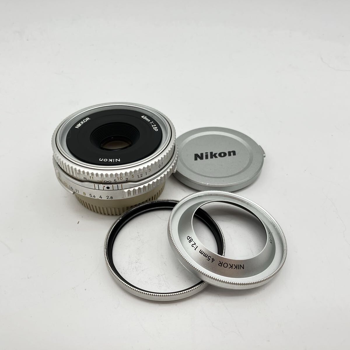 ニコン Nikon NIKKOR 45mm F2.8P シルバー