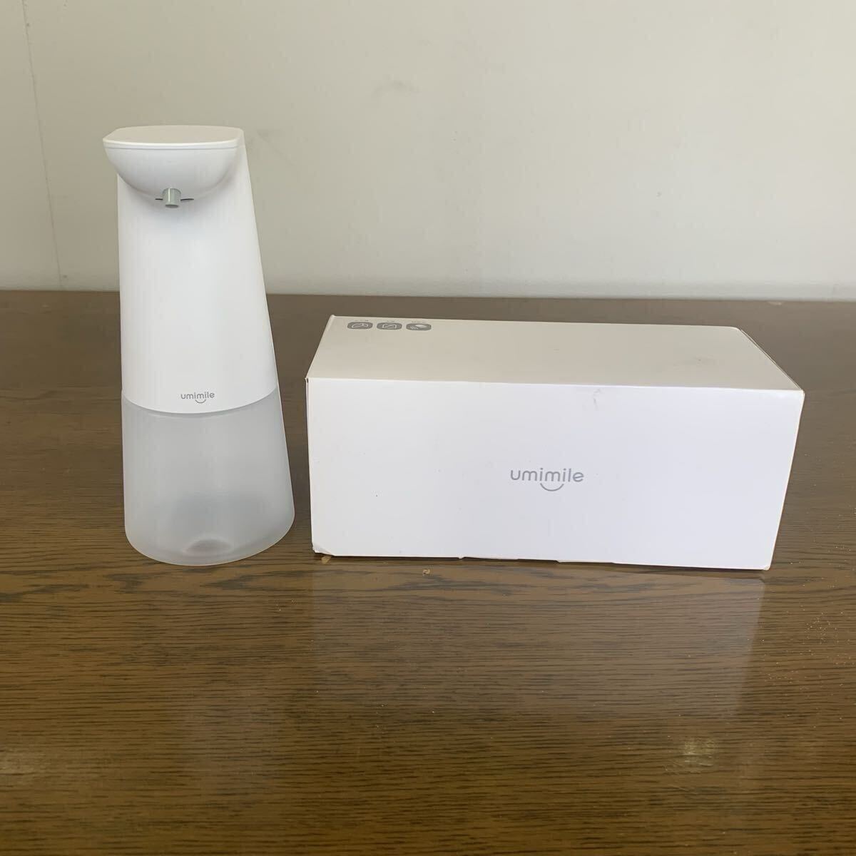 ☆【売り切り】Umimile(ユミマイル) ソープディスペンサー 泡 自動 電池式 WM3010 ※通電確認済み