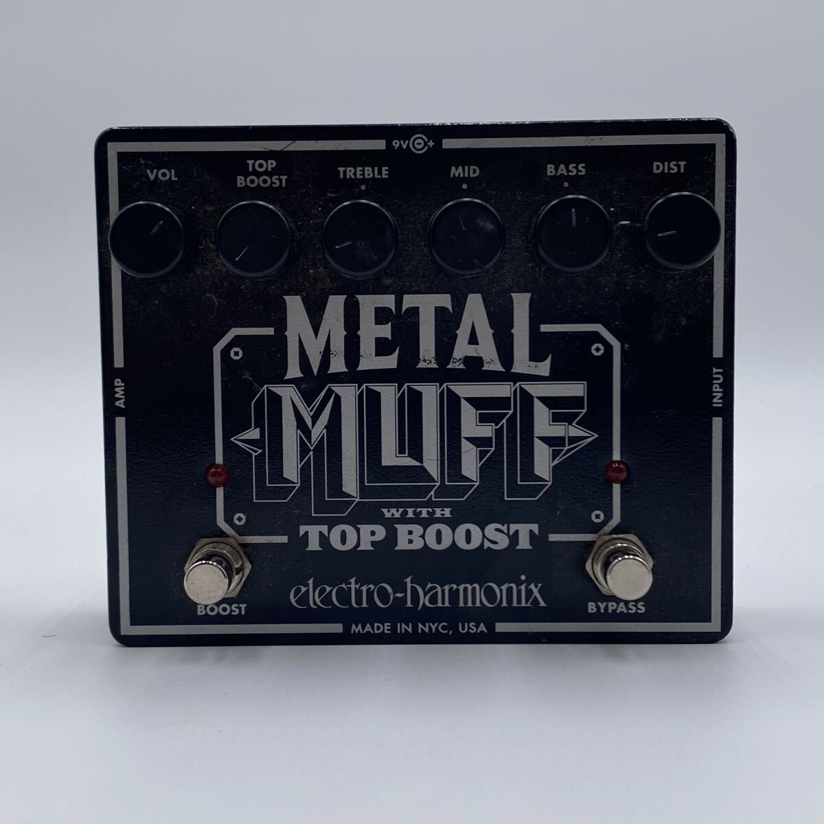 ◯【売り切り】Electro-Harmonix(エレクトロ・ハーモニックス) MetalMuffwithTopBoost(メタルマフ・ウィズ・トップブースト) エフェクター