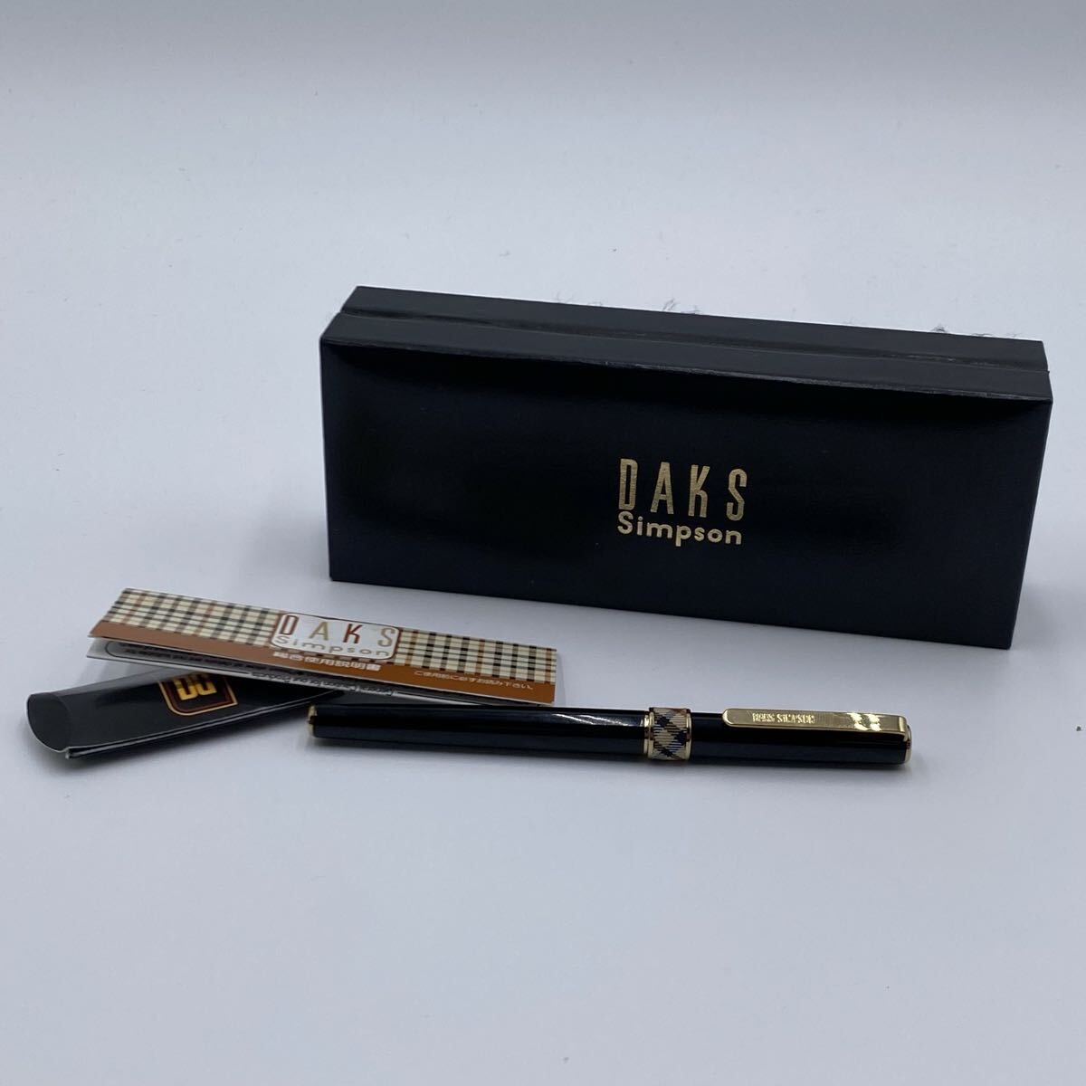 ▲【売り切り】セーラー万年筆(DAKSライセンス品) DAKS ハウスチェック クロスリング 万年筆 ペン先585(14K) 筆記用具