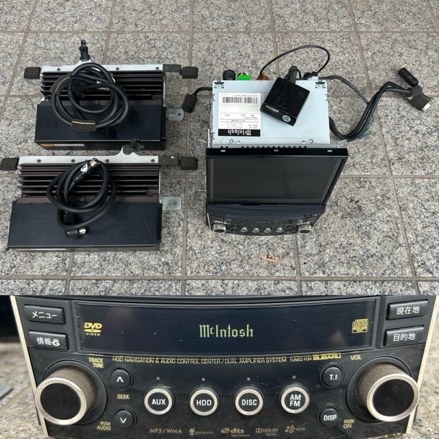 ★☆後期 スバル レガシィ BRG BMM BRM BR9 BM9用純正オプションマッキントッシュオーディオ☆★
