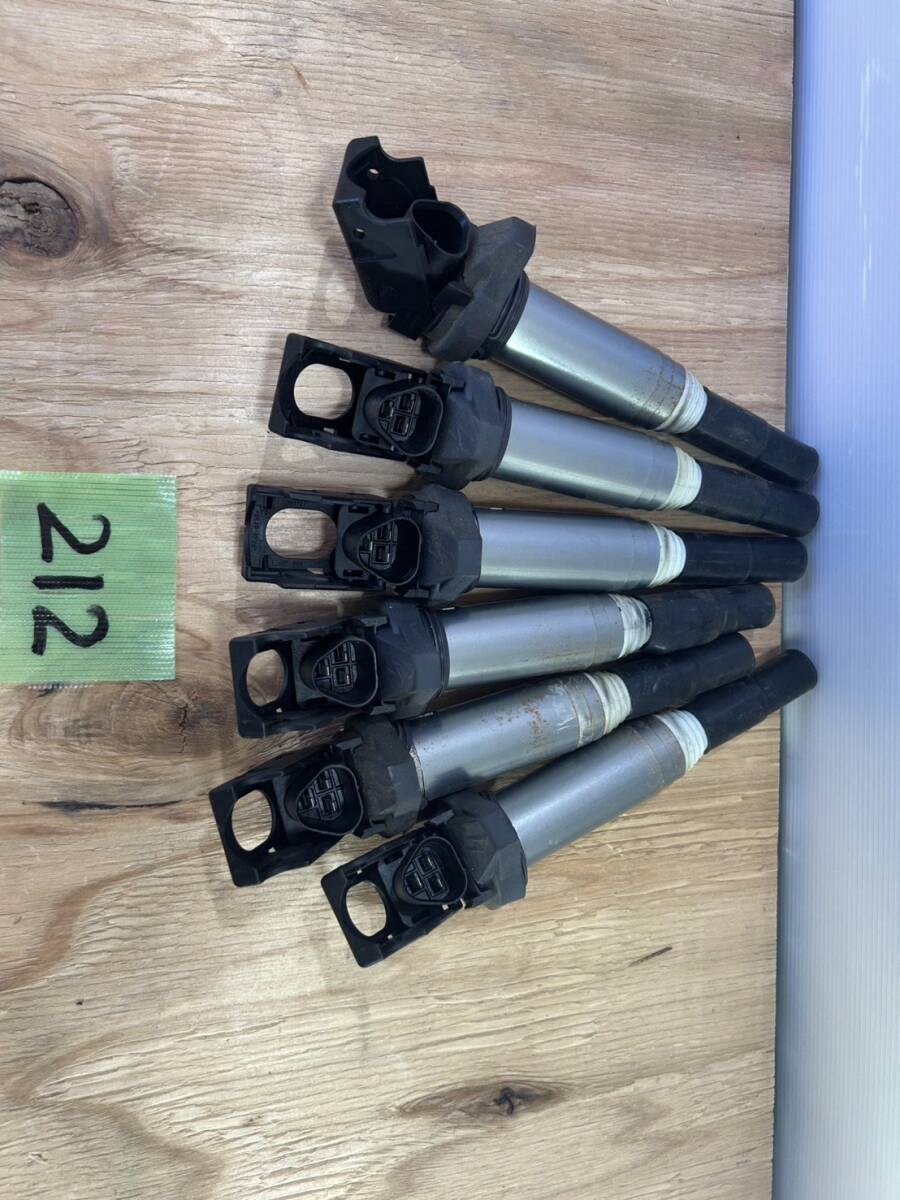 ジャンク BMW MINI ３,５,7シリーズ 社外品 イグニッションコイル 6本 さび 汚れ有 12138616153 適合 No.212