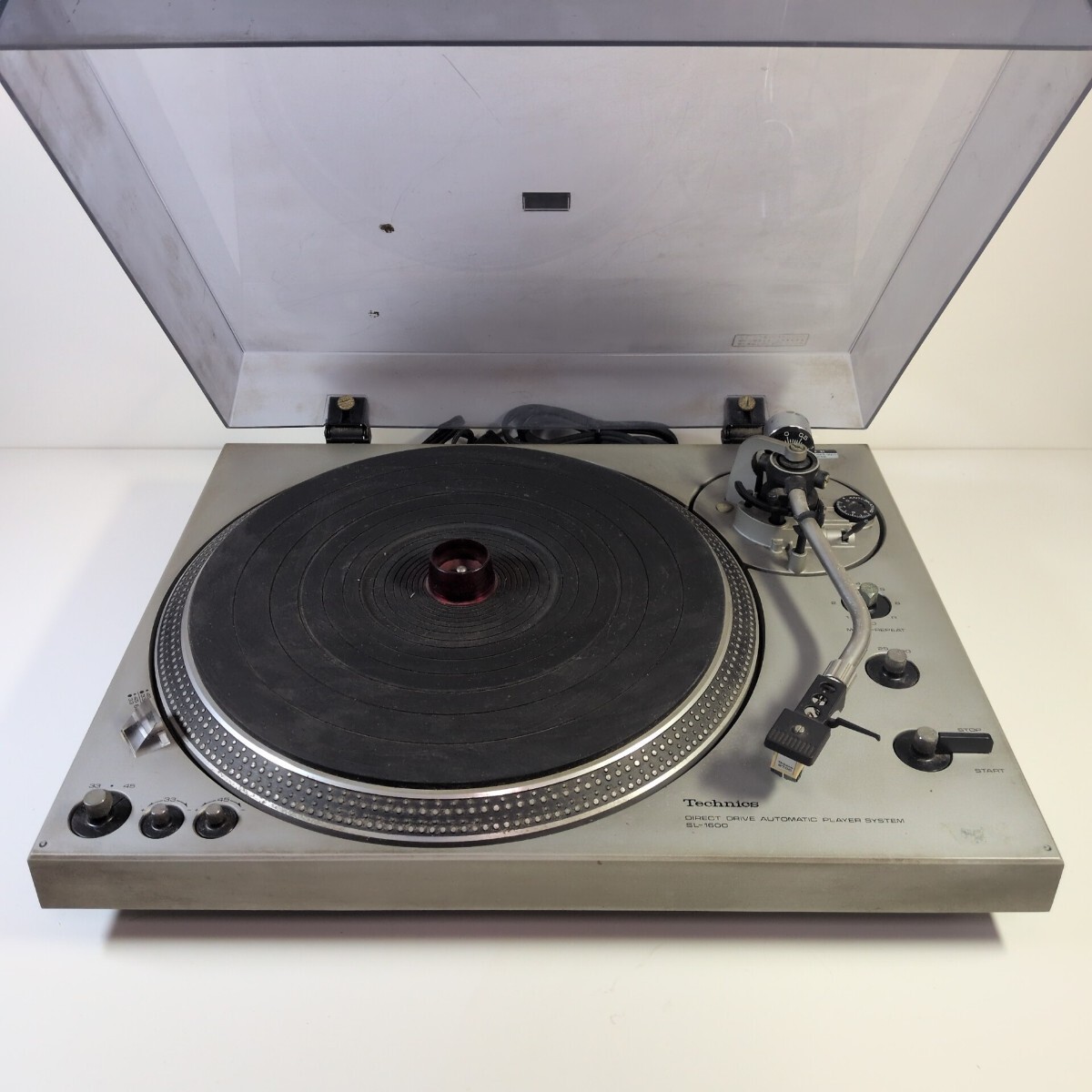 希少!!　Technics　テクニクス　ダイレクトドライブレコードプレーヤー　ターンテーブル　SL-1600　EPC-270Cカートリッジ付き!!