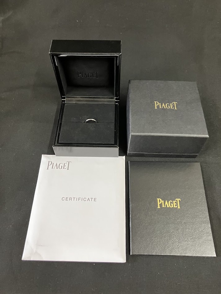 LAST【美品】　PIAGET/ピアジェ.リング　ウエディング　PT950 H13569 ・2.75g 　真正証明書　ピアジェブティック購入 プラチナ★1583管理