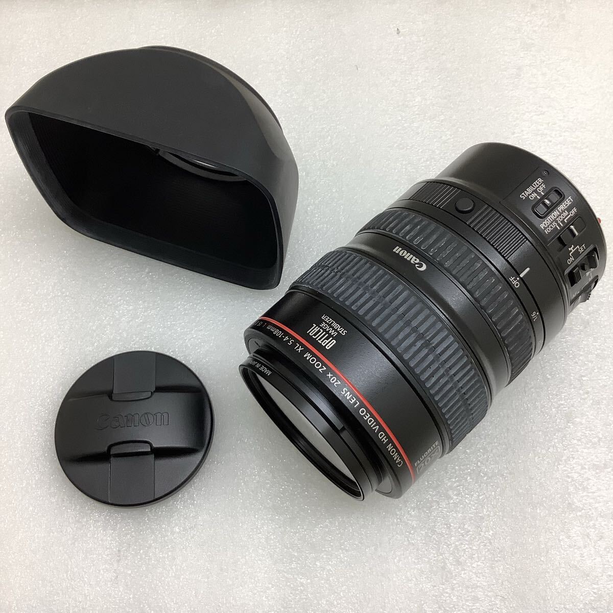 【中古品】Canon XL5.4-108mm 20x L IS II f1.6-3.5 Φ72