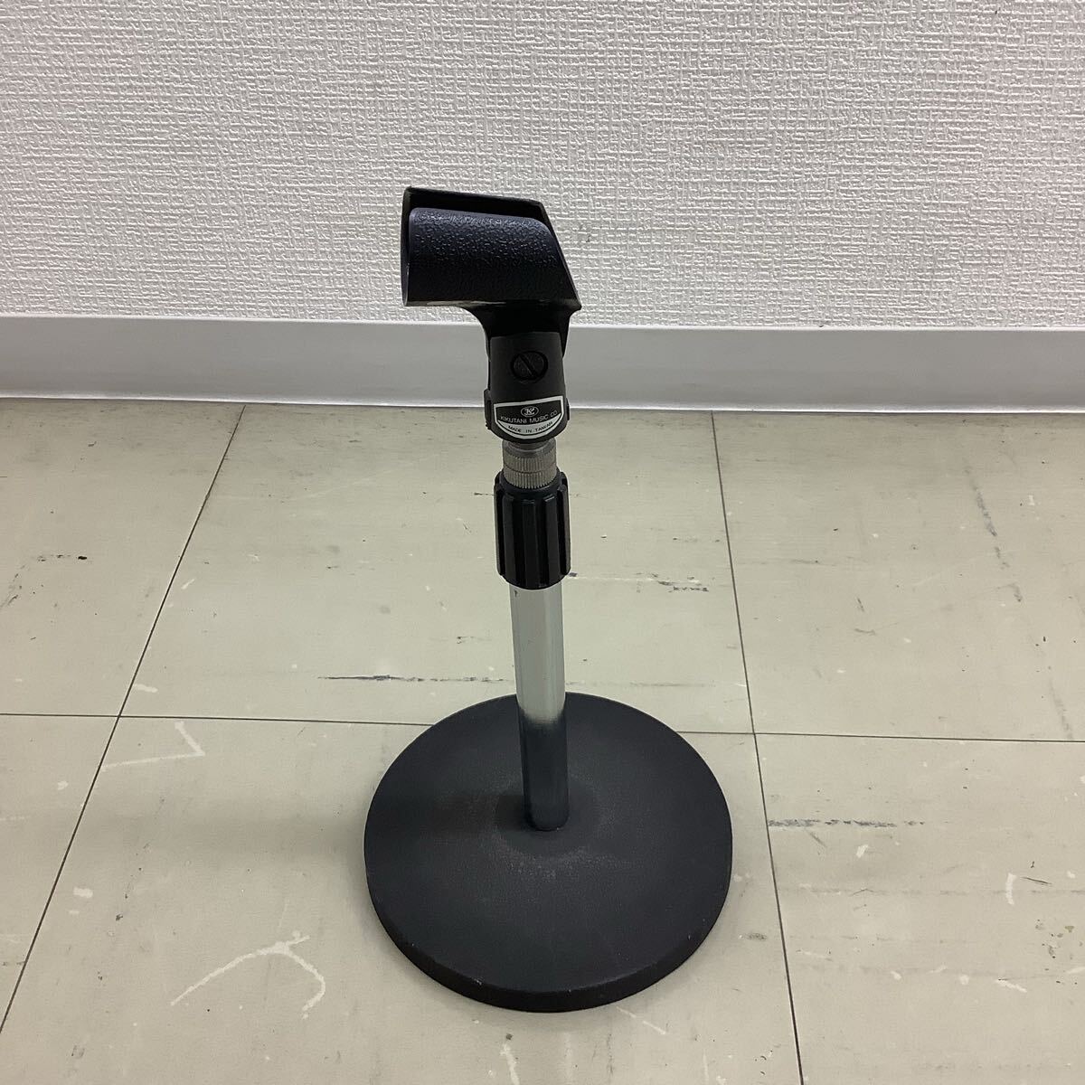【中古品】キクタニ 卓上マイクスタンド ゴム足欠損有り