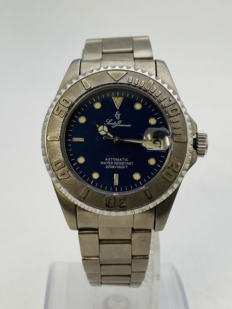 ■ Santo Joannes 3375-02 セントジョイナス 腕時計 メンズ 時計 ウォッチ 男性用 アクセサリー ファッション小物 不動品 未稼動