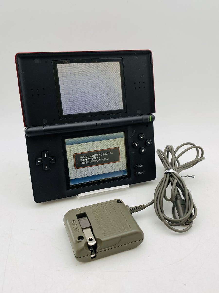 △ Nintendo DS Lite USG-001 ニンテンドーDSライト 任天堂 NINTENDO ゲーム機 本体 タッチペン有 充電コード有 通電確認済 初期化済