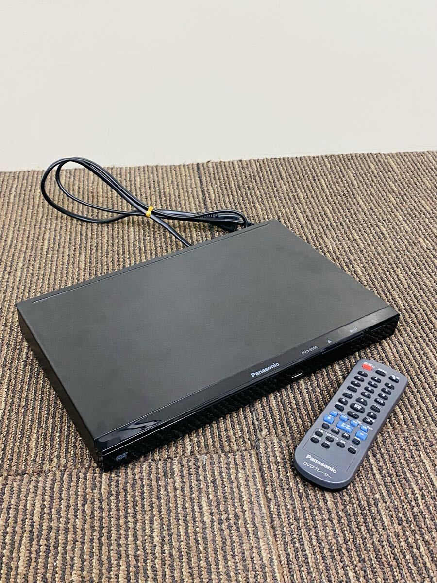 △ Panasonic DVD-S500 パナソニック DVD/CDプレーヤー 映像機器 リモコン有 家電用品 通電のみ確認済み ブラック色 売り切り商品