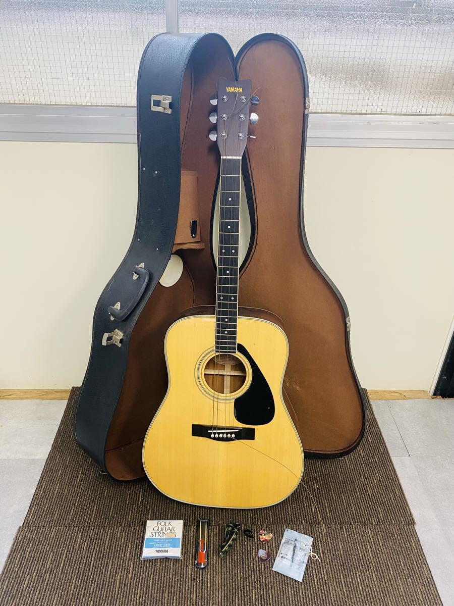 ♪ YAMAHA FG-200D ヤマハ アコースティックギター Yamaha FGシリーズ アコギ 弦楽器 ギター 楽器用品 ハードケース付 弦切れ有り