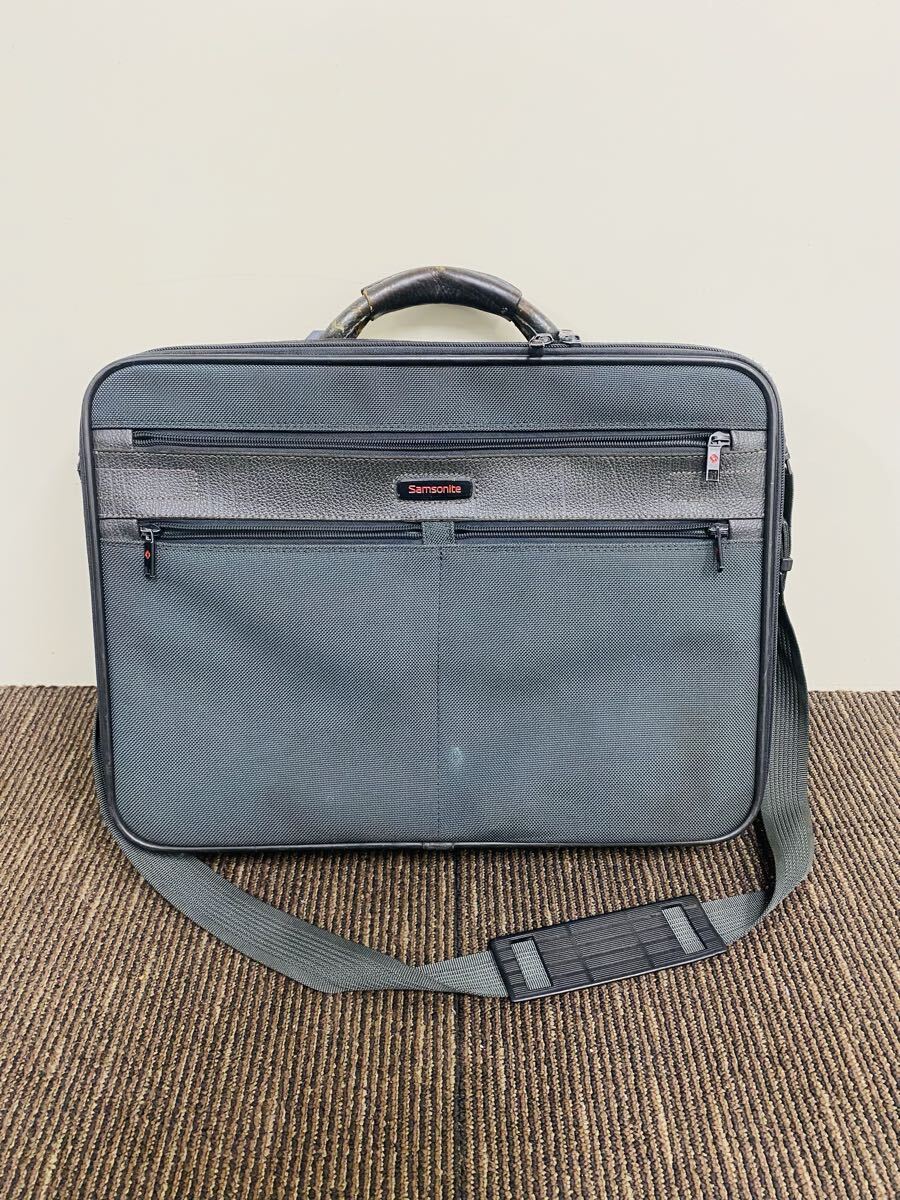 ♪ Samsonite サムソナイト ビジネスバッグ ブリーフケース 2WAY 事務用品 ショルダーベルト付 バック 鞄 かばん