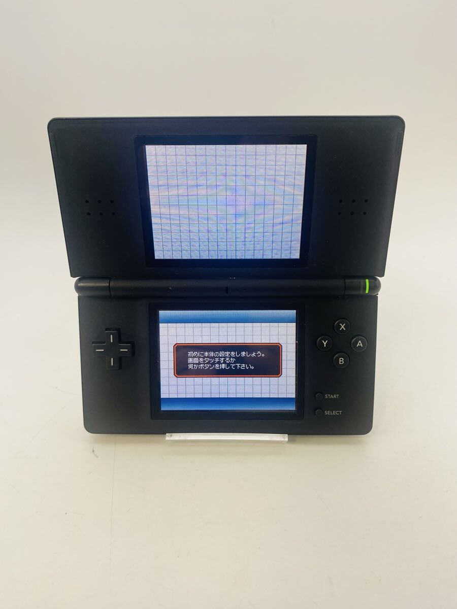 ◯ニンテンドーDS Lite USG-001 任天堂 Nintendo NINTENDO ブラック系 ゲーム機 本体 充電コード無 タッチペン有 通電確認済 初期化済み