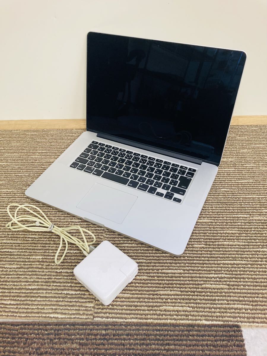 □ Apple MacBook Pro A1398 アップル マックブック ノートPC ノートパソコン ノートブック 充電コード有り 通電確認済み 初期化済み