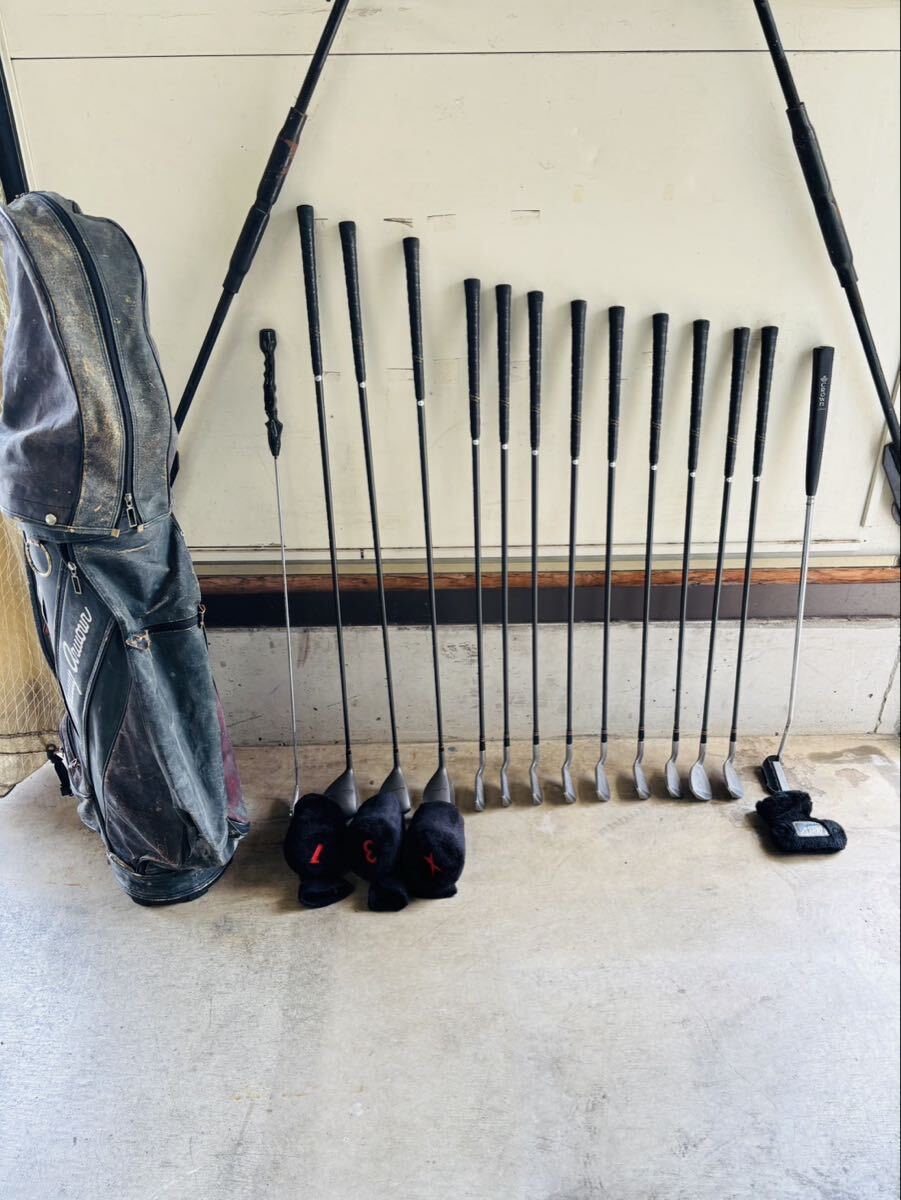 ◎ Tommy Armour キャディバック ゴルフセット ドライバー VARDON CUP 1.3.5 アイアン Vardon Cup EV 3.4.5.6.7.8.9.S.P パター 右利き用