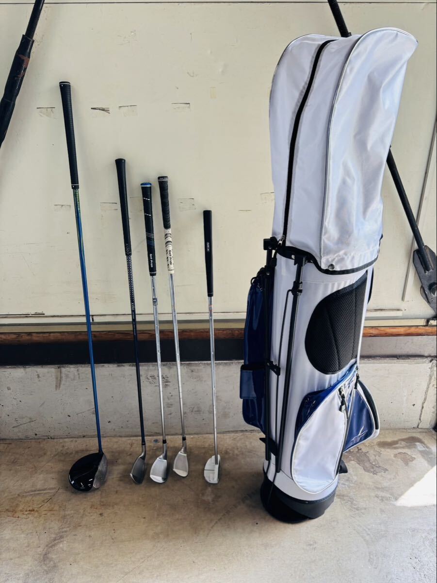■ WORLD EAGLE キャディバック ゴルフセット ドライバー Callaway 9 アイアン XXIO MIZUNO ONOFF 7.S.A パター TaylorMade Fo.74 右利き用