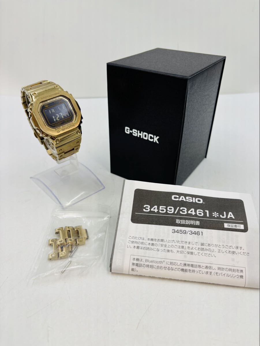 ☆ 【稼働品】CASIO G-SHOCK 3459 GMW-B5000 カシオ ジーショック Gショック 腕時計 ウォッチ ゴールド系色 アクセサリー ファッション小物