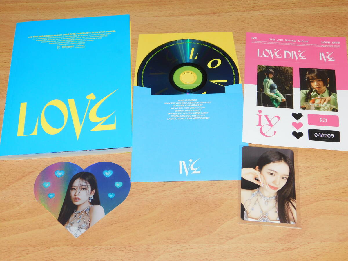 IVE　Love Dive　2ND シングル アルバム　韓国版CD　k-pop　訳あり