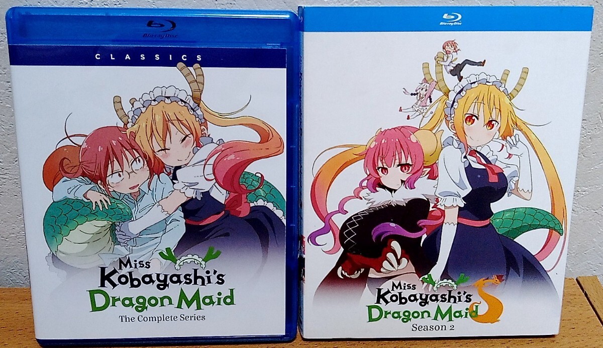 Blu-ray 小林さんちのメイドラゴン + S 全話 輸入盤　第1期 第2期 送料無料 