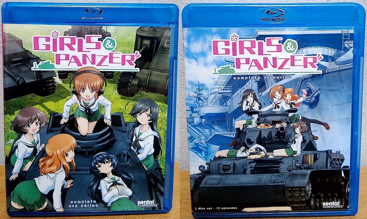 Blu-ray ガールズ&パンツァー 全話 + OVA 輸入盤 2点セット　水島努 送料無料