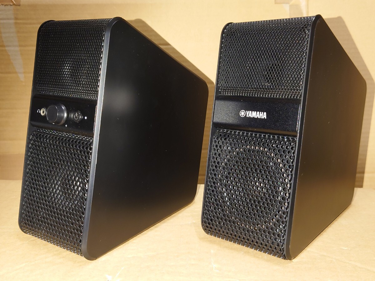 【音出し正常動作】 YAMAHA NX-50(B) 2ch パワードスピーカー ブラック ペア PCオーディオ 中古品