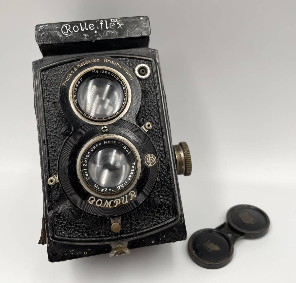 ROLLEIFLEX スタンダード　後期 ? 水準器付　　 フィルター 付　②　ローライフレック rollei flex rolleiflex 7.5 3.8 2.8