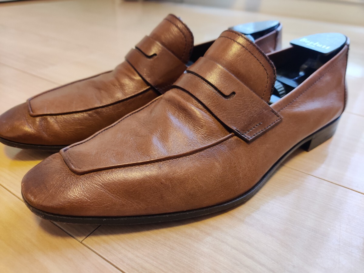 Berluti ベルルッティLorenzo Leather Loafer ロレンツォ レザー スクエアトゥ ドレスシューズ ローファー 8.5 UK 27.5cm