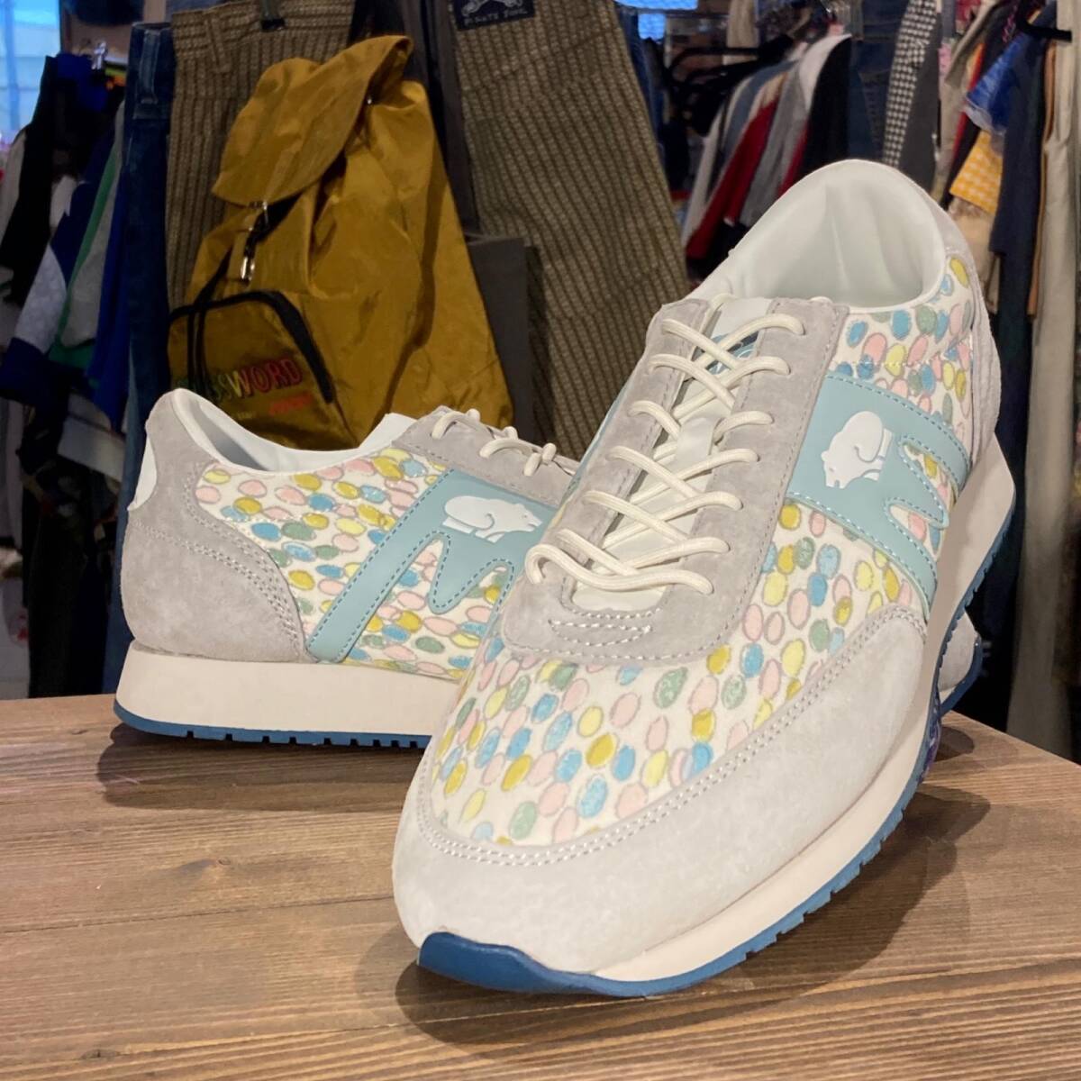 MP420) KARHU mina perhonen ALBATROSS82 ジェリービーンズ スニーカー US9 約26.5cm ユニセックス 古着 中古 現状品