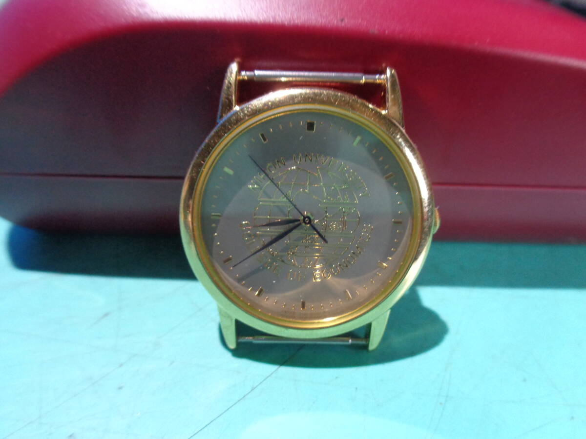 腕時計 日本大学 経済学部 Y136-6C70 970628 フェイスのみ