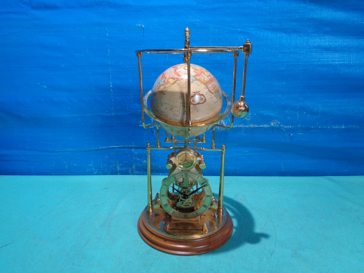 地球儀 天体置時計 コスモクロノトロープ フランクリンミント THE SMITHSONIAN INSTITUTION THE COSMOCHRONOTROPE THE FRANKLINMINT 現状で