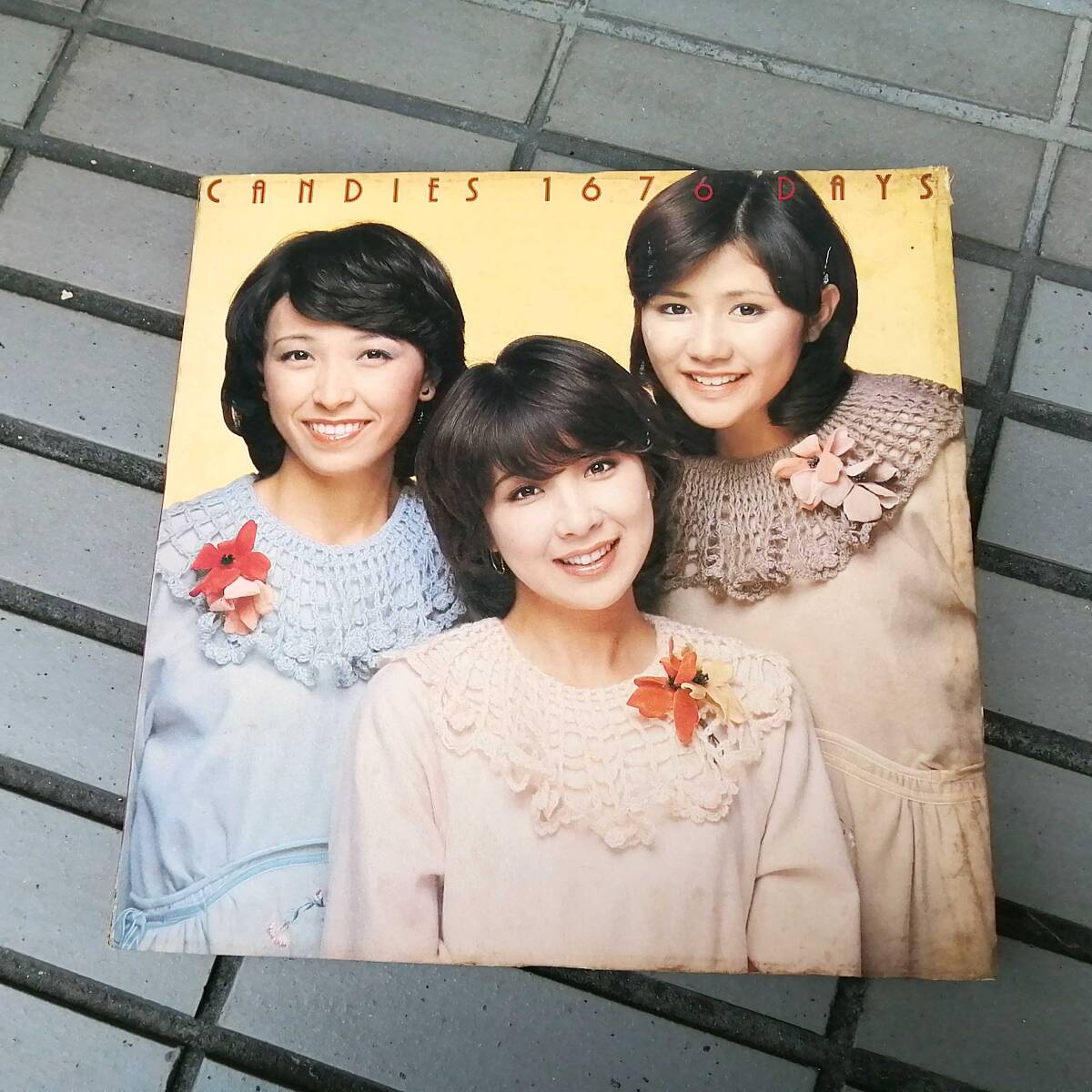 100円スタート♪LP キャンディーズ 1676 DAYS CD付仕様なし 5枚組 BOX CBSソニー 90AH391-5 昭和レトロ アイドル 当時物 レコード 劣化あり