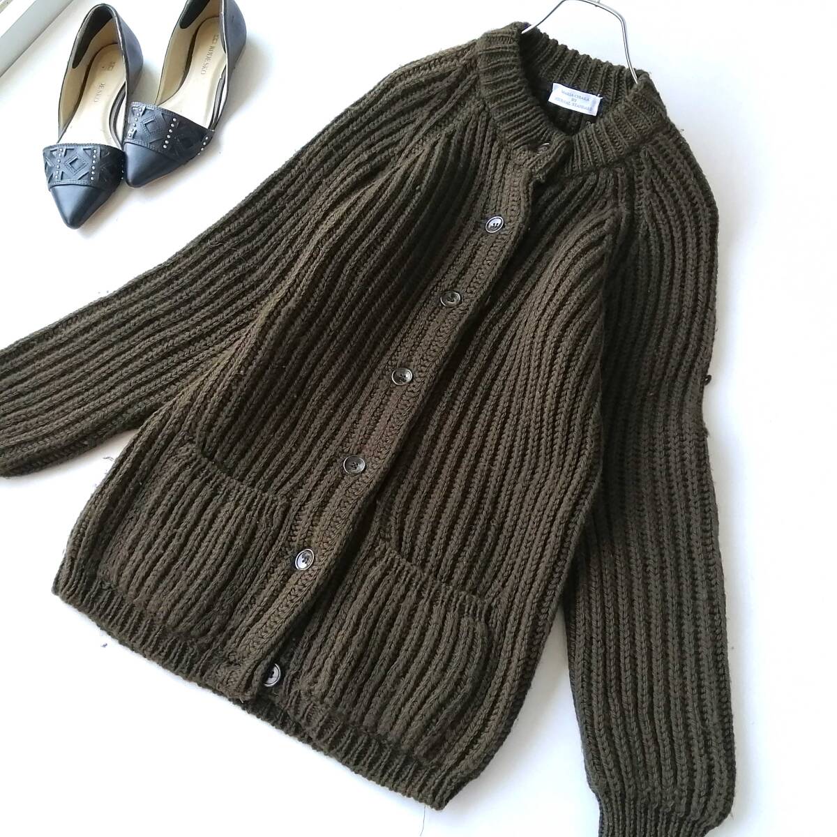 MARIA CHIARA BY JOURNAL STANDARD ベイクルーズ レディース♪ボリュームニットカーディガン ブラウン 260616nf【4点同梱で送料無料】