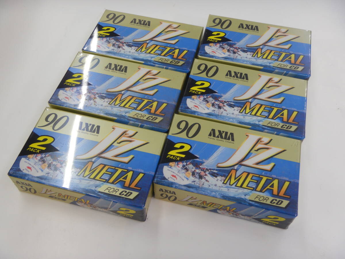 ★AXIA（FUJI） カセットテープ METAL メタル　JZMC 902　6パック　12本