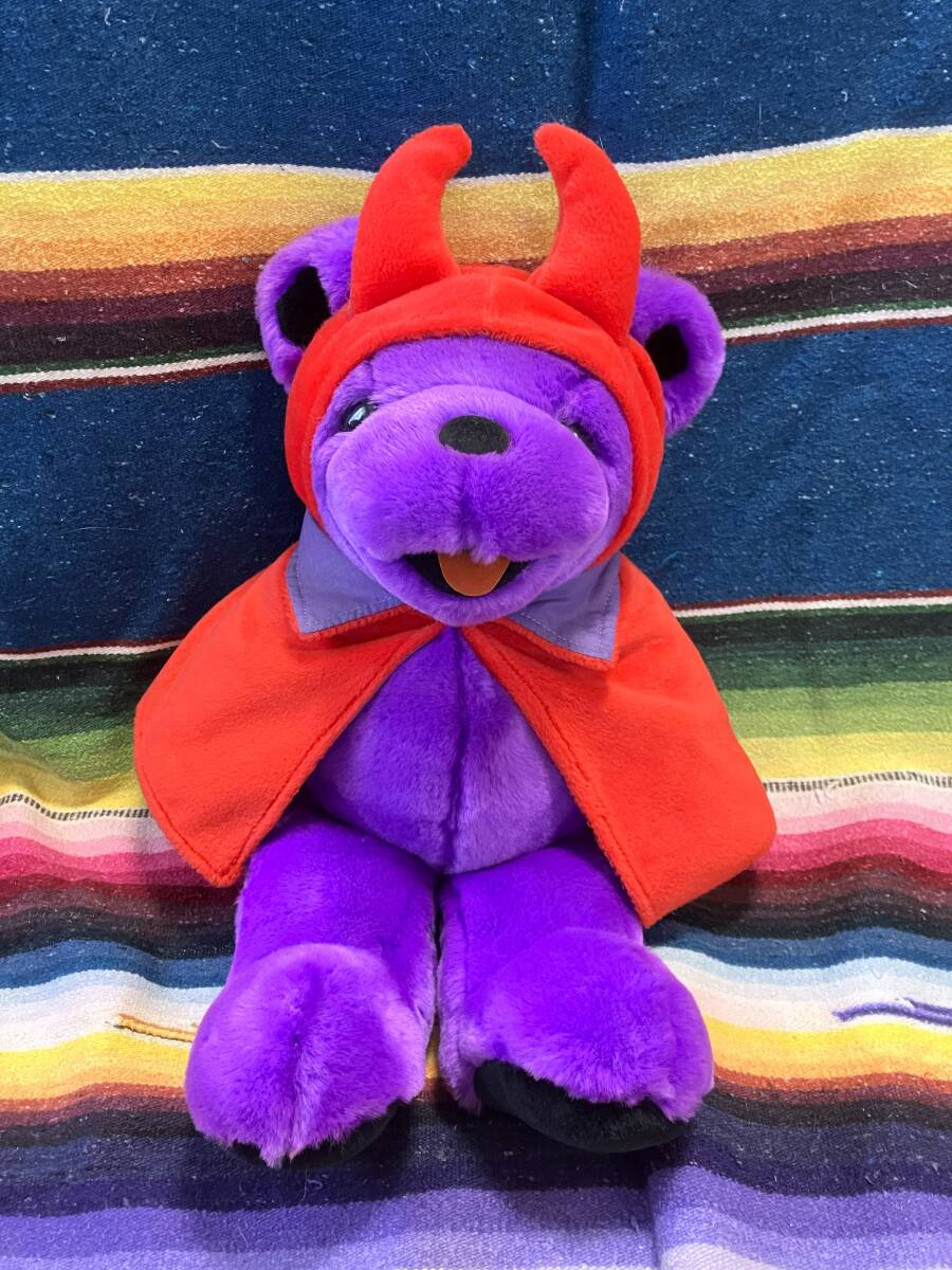 グレイトフルデッド GRATEFUL DEAD デッドベア 14インチ FRIEND O’MINE フレンドオマイン ダンシングベア 紫 パープル 悪魔 サタン