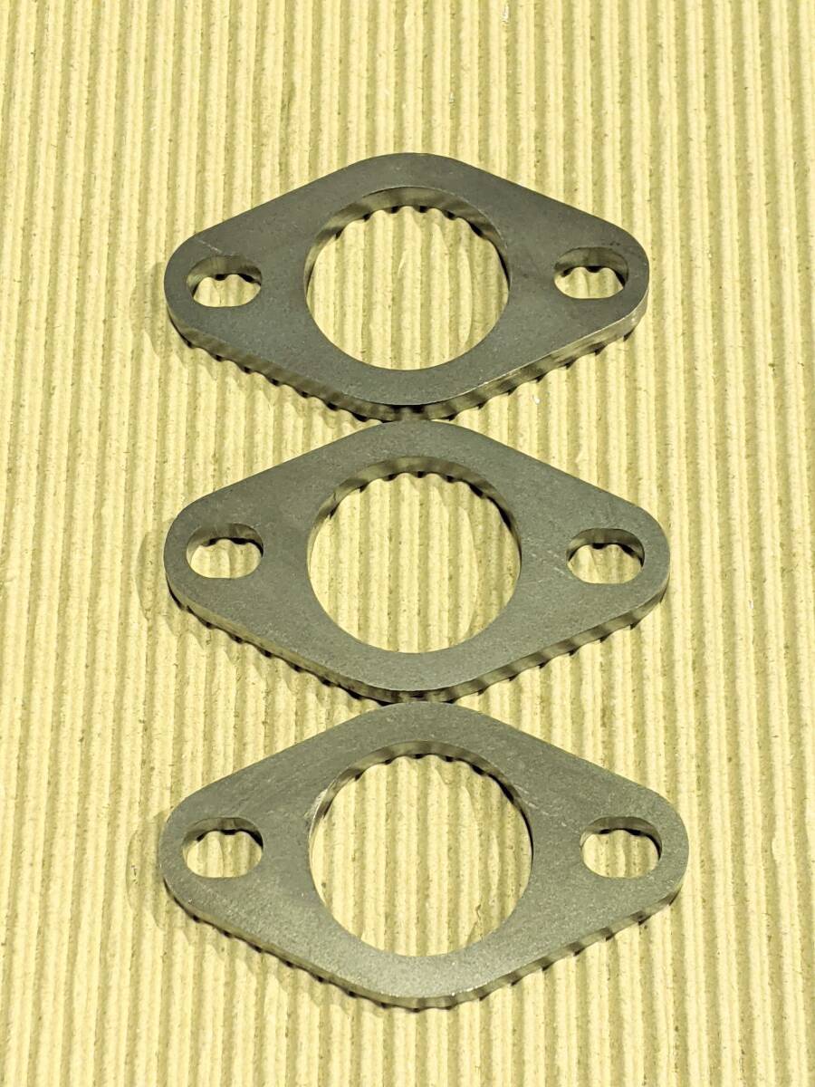 【Φ31.8用　スチールフランジ　6ミリ厚】訳あり品　3枚セット