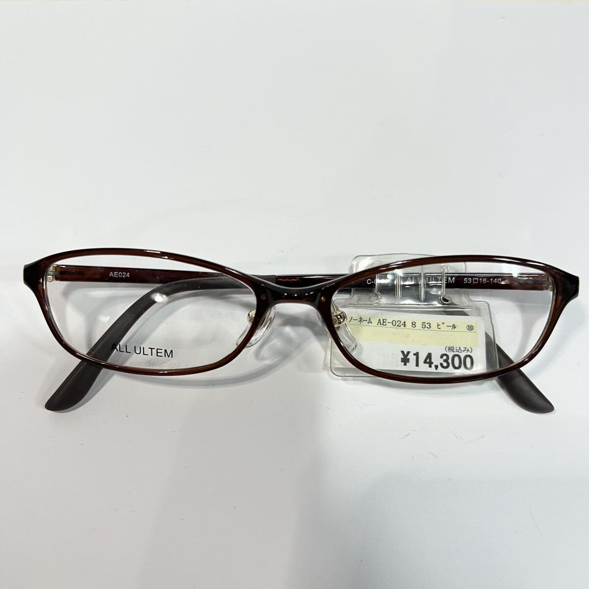 ALL ULTEM ウルテム メガネフレーム ヤング ブラウン AE-024 53□16-140 14,300円