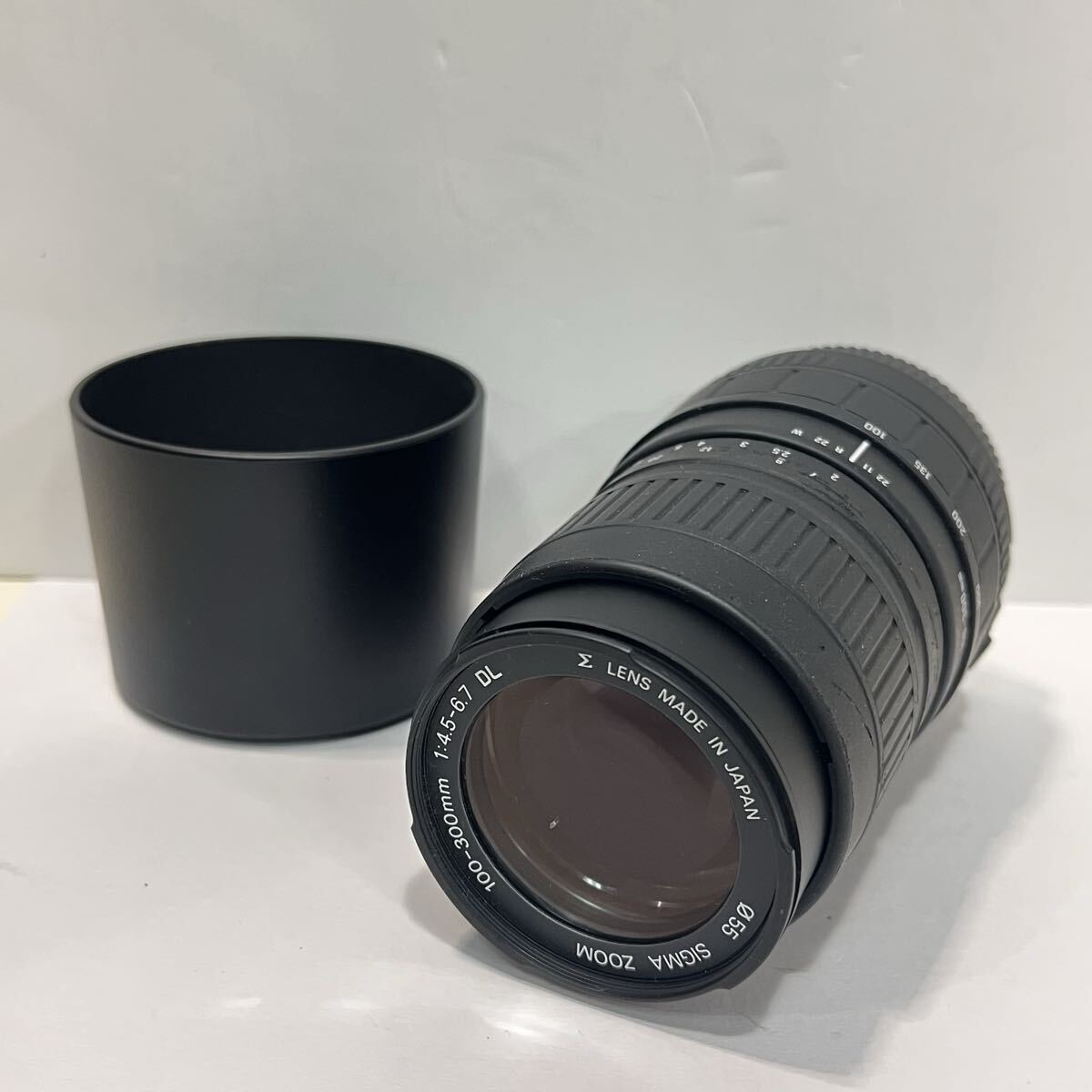 シグマ SIGMA ZOOM カメラレンズ 100-300mm F4.5-6.7 DL 55 レンズ