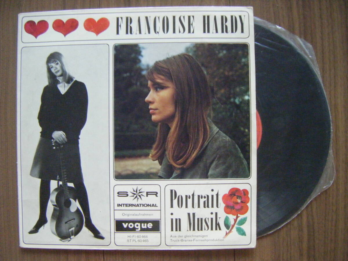 ★[墺orig10inch] Francoise Hardy/Portrait In Musik 真正初回MONO美盤/SR International 60464/仏4+独5 全9曲/フランソワーズ・アルディ