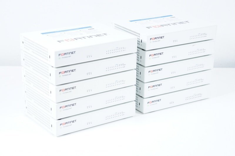 Fortinet ファイアウォール Fortigate-60F 10台セット ライセンス期限：本文にて▲FG-60F 中古▲送料無料